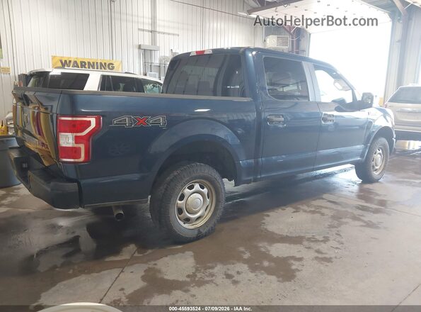 1FTEW1EB9JKE38428 2018 FORD F150 Dark Blue Tył prawy