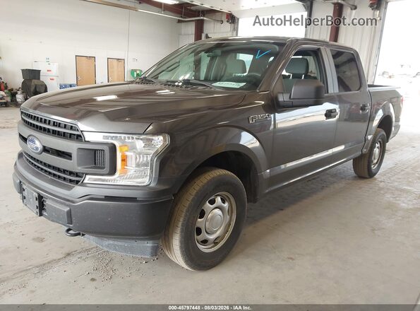 1FTEW1EB9LKE13399 2020 FORD F150 Gray Przód lewy