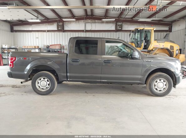 1FTEW1EB9LKE13399 2020 FORD F150 Gray Widok wnętrza z tyłu