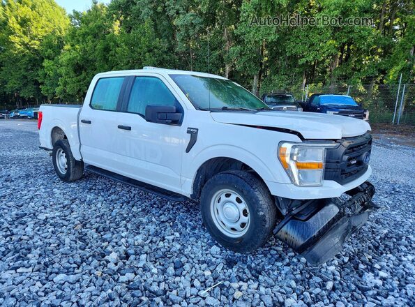 1FTEW1EB9MKD70913 2021 FORD F150 White Delantero derecho