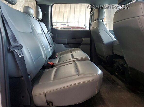 1FTEW1EB9MKD70913 2021 FORD F150 White Vista de los asientos traseros