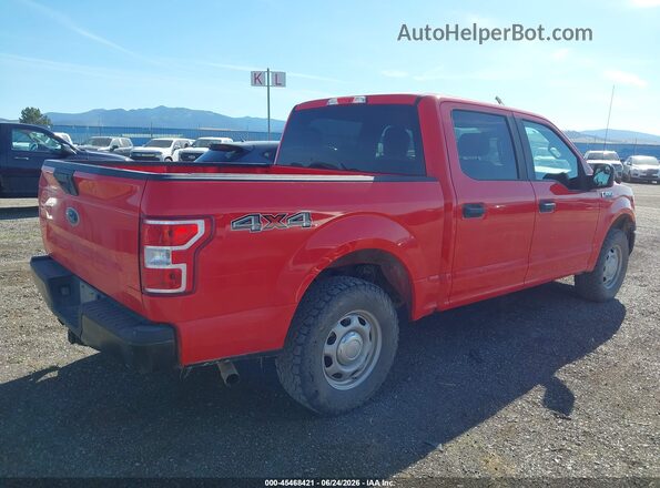 1FTEW1EBXJFD04956 2018 FORD F150 Red Tył prawy