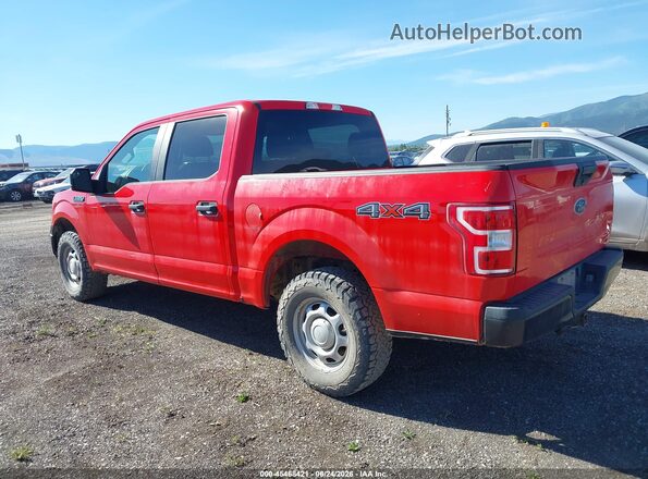 1FTEW1EBXJFD04956 2018 FORD F150 Red Tył lewy