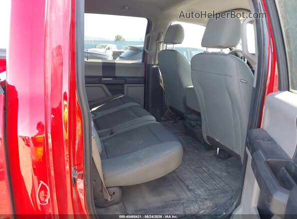1FTEW1EBXJFD04956 2018 FORD F150 Red Widok naklejki z numerem VIN