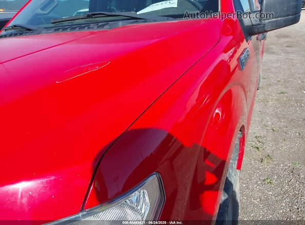 1FTEW1EBXJFD04956 2018 FORD F150 Red Widok z przodu