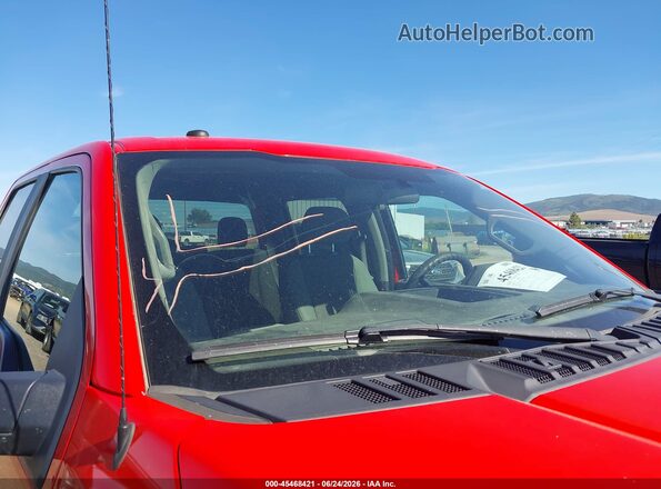 1FTEW1EBXJFD04956 2018 FORD F150 Red Widok zestawu wskaźników