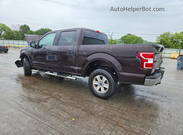 1FTEW1EBXJKC57256 2018 FORD F150 Brown Tył lewy