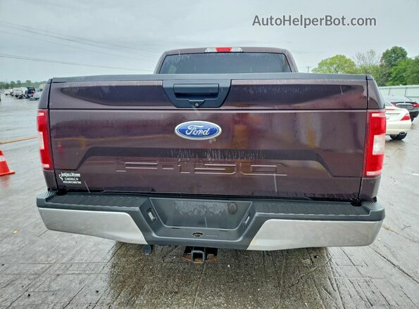 1FTEW1EBXJKC57256 2018 FORD F150 Brown Widok z tyłu