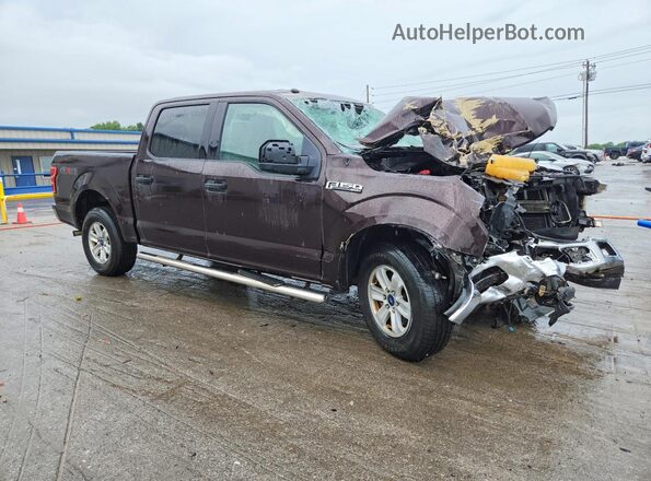 1FTEW1EBXJKC57256 2018 FORD F150 Brown Przód prawy