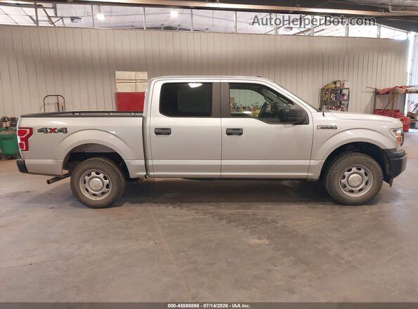 1FTEW1EBXJKE38454 2018 FORD F150 Silver Widok wnętrza z tyłu