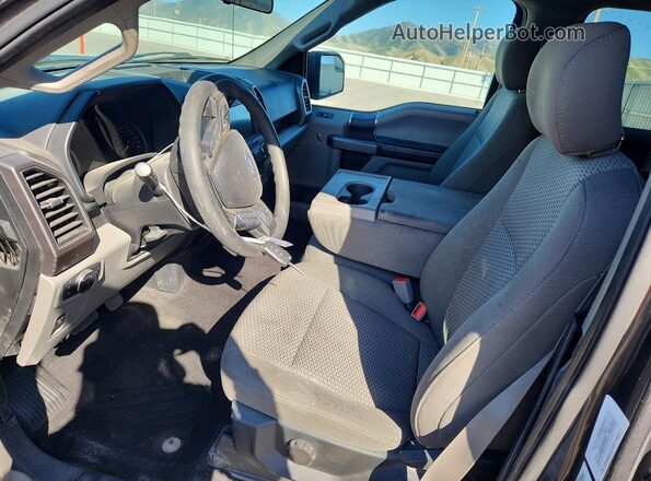 1FTEW1EBXKFD22312 2019 FORD F150 Gray წინა სალონის ხედი