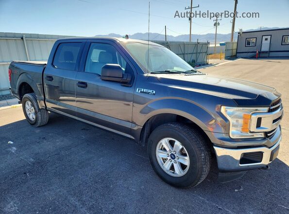 1FTEW1EBXKFD22312 2019 FORD F150 Gray წინა მარჯვენა