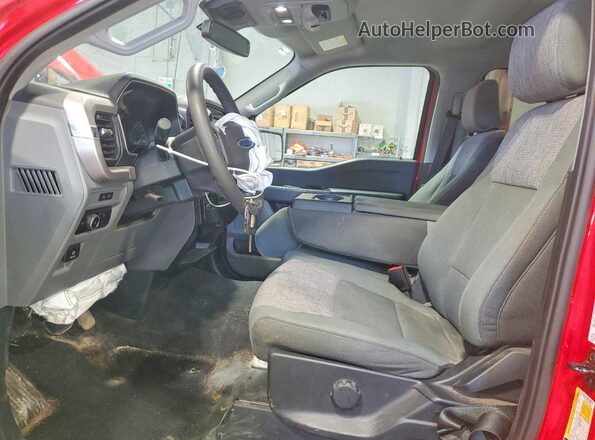 1FTEW1EBXPKF49515 2023 FORD F150 Red Вид салону спереду