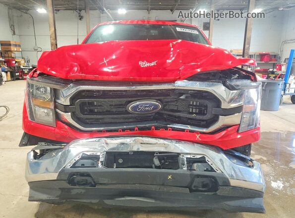 1FTEW1EBXPKF49515 2023 FORD F150 Red Вид спереду