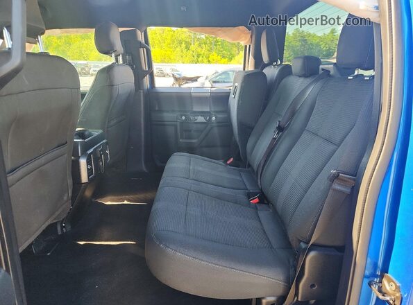 1FTEW1EF0GFB58059 2016 FORD F150 Blue უკანა სავარძლების ხედი