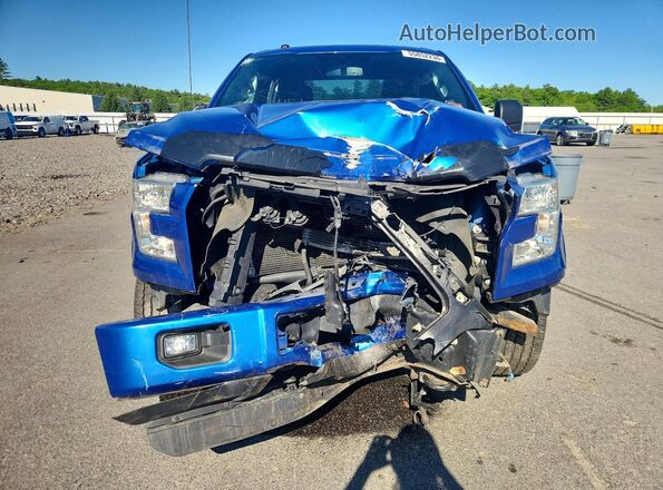 1FTEW1EF0GFB58059 2016 FORD F150 Blue წინა ხედი