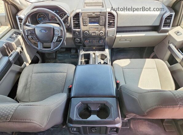 1FTEW1EF0GKE33128 2016 FORD F150 White Вид панелі приладів