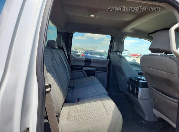 1FTEW1EF0GKE33128 2016 FORD F150 White Вид задніх сидінь