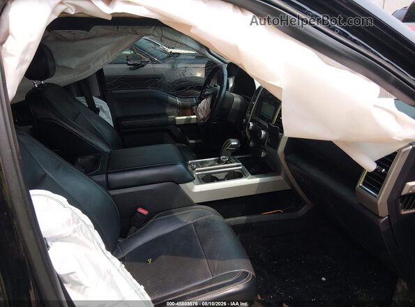 1FTEW1EF0HFA10558 2017 FORD F150 Black Vista interior delantera