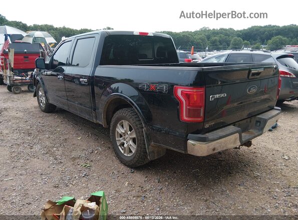 1FTEW1EF0HFA10558 2017 FORD F150 Black Trasero izquierdo