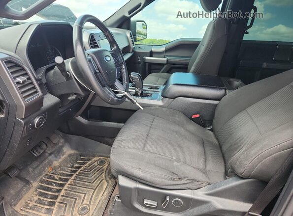 1FTEW1EF0HFB05041 2017 FORD F150 Gray Vista interior delantera