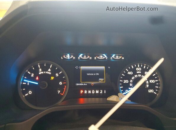 1FTEW1EF0HFB18548 2017 FORD F150 Серый Вид щитка приборов