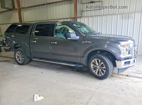1FTEW1EF0HFB18548 2017 FORD F150 Серый Передняя правая четверть