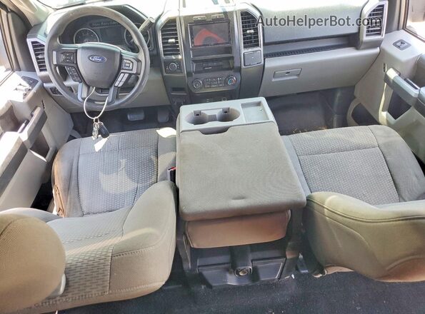 1FTEW1EF0HFB73551 2017 FORD F150 White Առջևի վահանակի տեսք