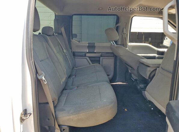 1FTEW1EF0HFB73551 2017 FORD F150 White Հետևի նստատեղերի տեսք