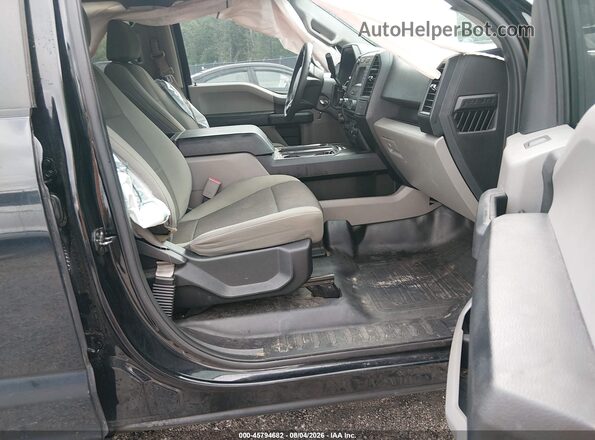 1FTEW1EF1GFC17183 2016 FORD F150 Black Widok wnętrza z przodu