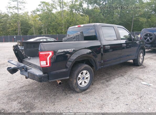 1FTEW1EF1GFC17183 2016 FORD F150 Black Tył prawy
