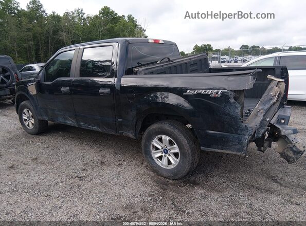 1FTEW1EF1GFC17183 2016 FORD F150 Black Tył lewy