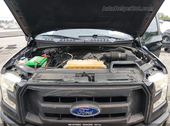 1FTEW1EF1GFC17183 2016 FORD F150 Black Widok z tyłu