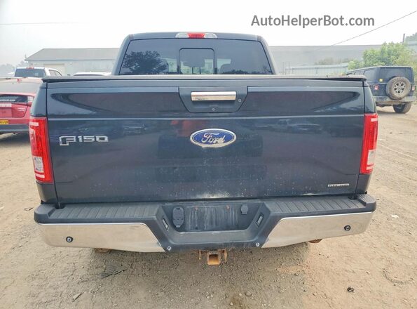 1FTEW1EF1GFC43766 2016 FORD F150 Black Vista trasera
