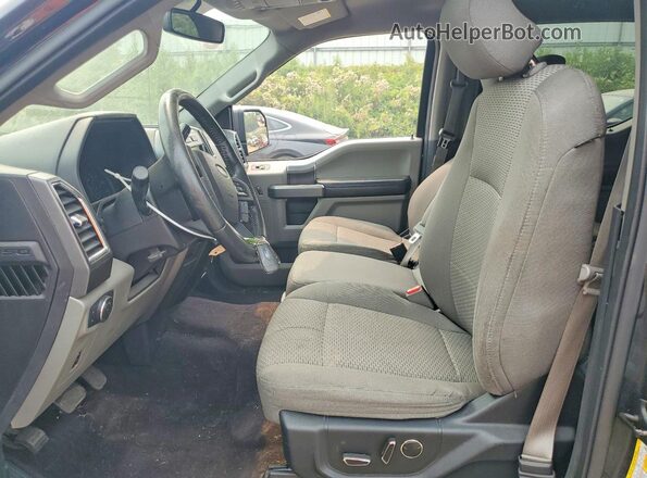 1FTEW1EF1GFC43766 2016 FORD F150 Black Vista interior delantera