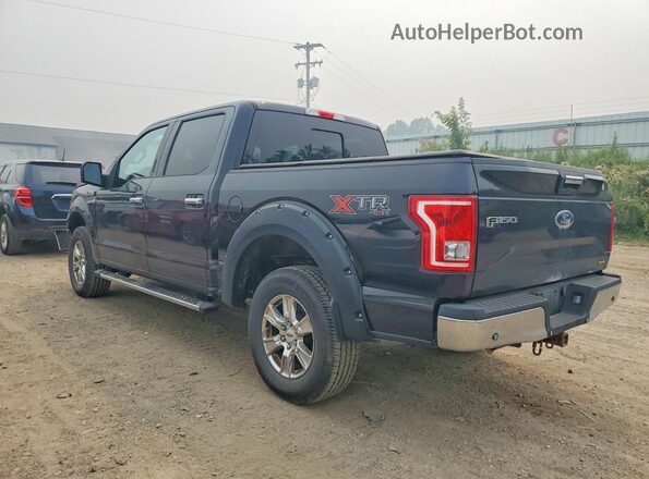 1FTEW1EF1GFC43766 2016 FORD F150 Black Trasero izquierdo