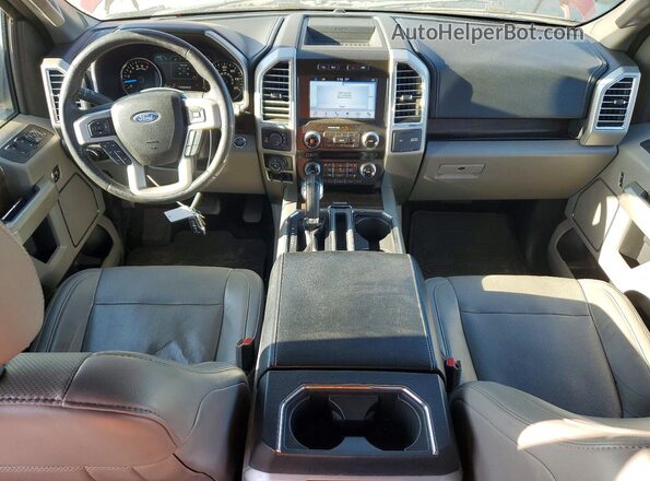 1FTEW1EF1GFD47836 2016 FORD F150 Бордовый Вид панели приборов