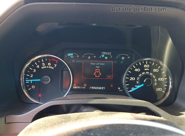 1FTEW1EF1GFD47836 2016 FORD F150 Бордовый Вид щитка приборов