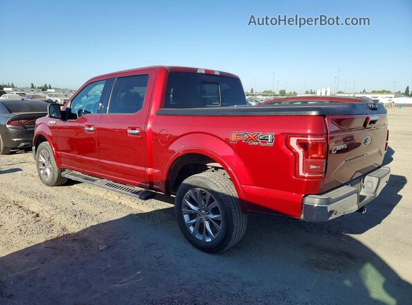 1FTEW1EF1GFD47836 2016 FORD F150 Бордовый Задняя левая четверть