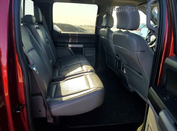 1FTEW1EF1GFD47836 2016 FORD F150 Бордовый Вид задних сидений