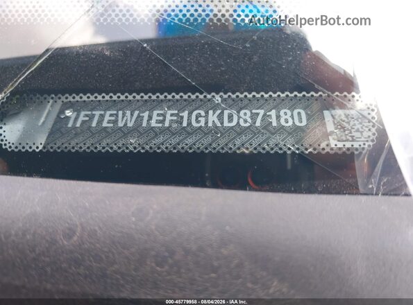1FTEW1EF1GKD87180 2016 FORD F150 Silver Вид підкапотного простору