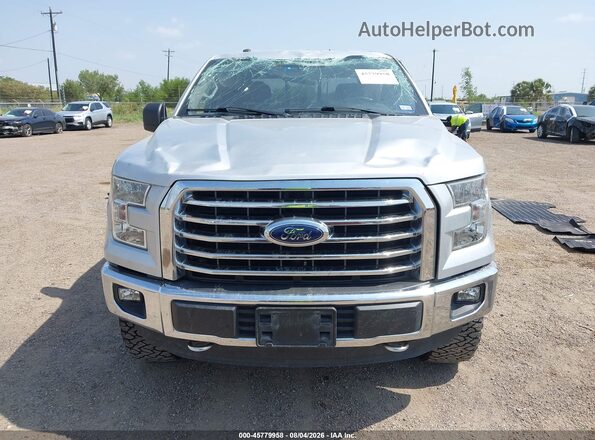 1FTEW1EF1GKD87180 2016 FORD F150 Silver Вид задньої частини салону