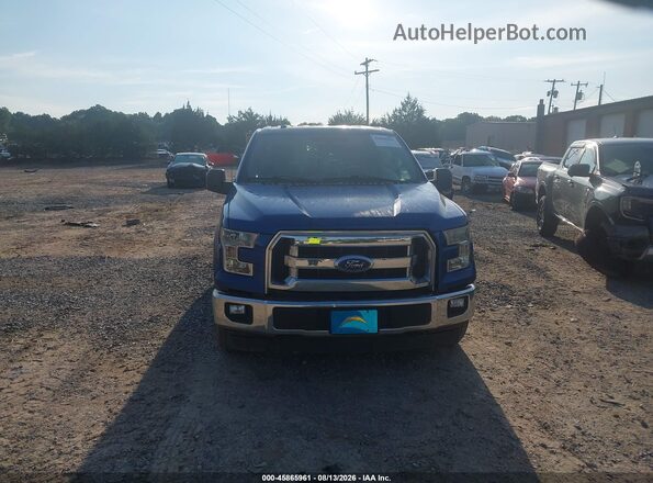 1FTEW1EF1HFA11721 2017 FORD F150 Blue Widok zestawu wskaźników