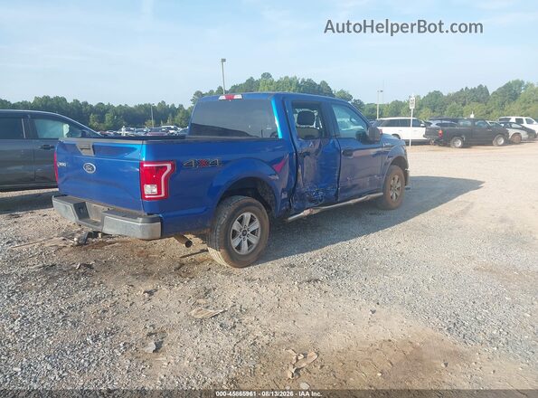 1FTEW1EF1HFA11721 2017 FORD F150 Blue Tył prawy