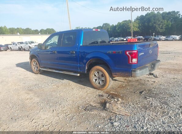 1FTEW1EF1HFA11721 2017 FORD F150 Blue Tył lewy