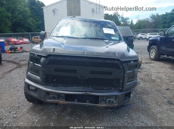 1FTEW1EF1HFB03041 2017 FORD F150 Gray Առջևի վահանակի տեսք