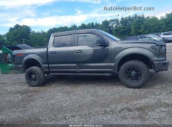 1FTEW1EF1HFB03041 2017 FORD F150 Gray Սարքավորումների վահանակի տեսք