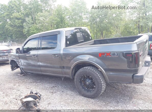 1FTEW1EF1HFB03041 2017 FORD F150 Gray Սալոնի հետևի տեսք