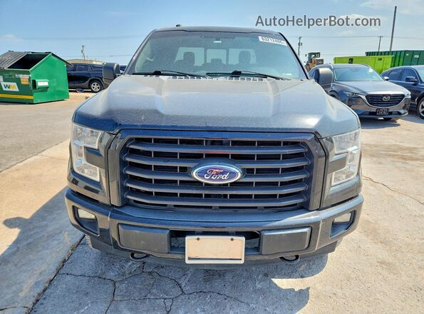 1FTEW1EF1HFB76894 2017 FORD F150 Black წინა ხედი