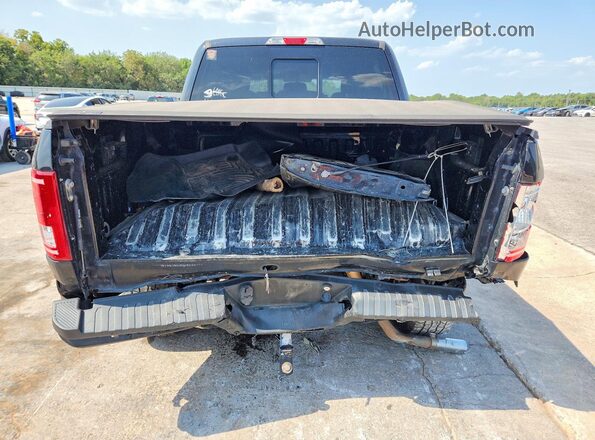 1FTEW1EF1HFB76894 2017 FORD F150 Black უკანა ხედი